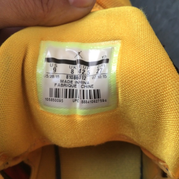 Air Jordan CP3.1X Yellow Dragon Sneaker US 9 - Picture 6 of 6